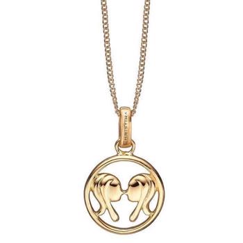 Christina Collect gold-plated zodiac pendant Gemini (May 21 - June 20)
